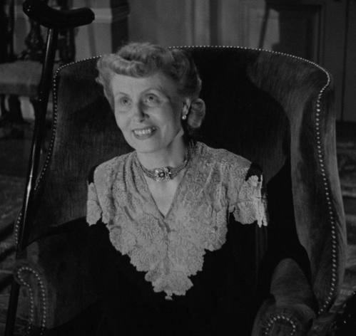 Helene Thimig as a madwoman in &quot;Strangers in the Night&quot;