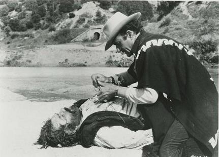 Gilbert Roland in Any Gun Can Play (1968) with Ignazio Spalla.