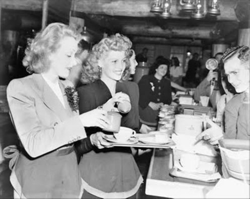 Working together at the Hollywood Canteen